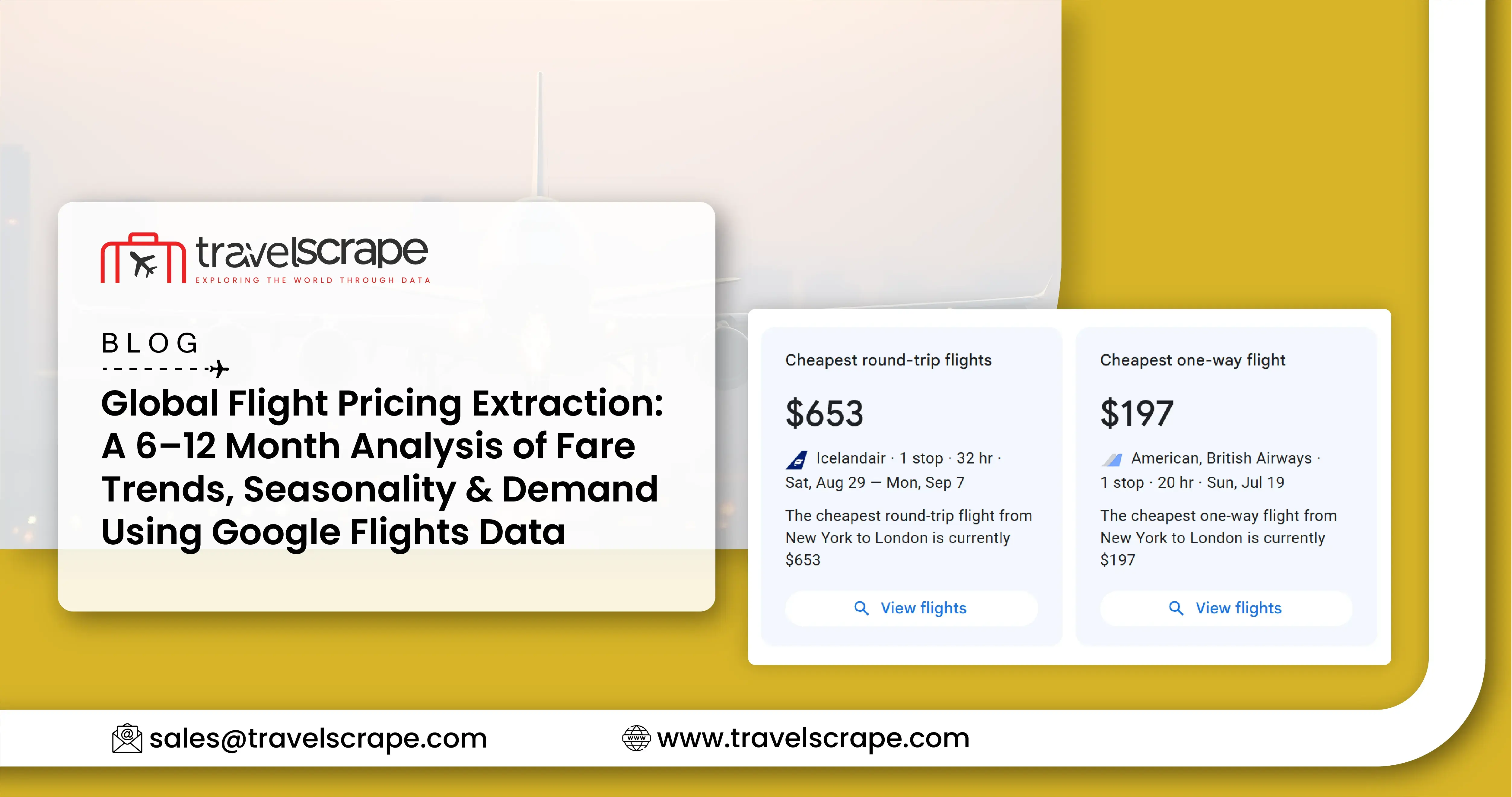 Global Flight Pricing Extraction : A 6–12 Month Analysis